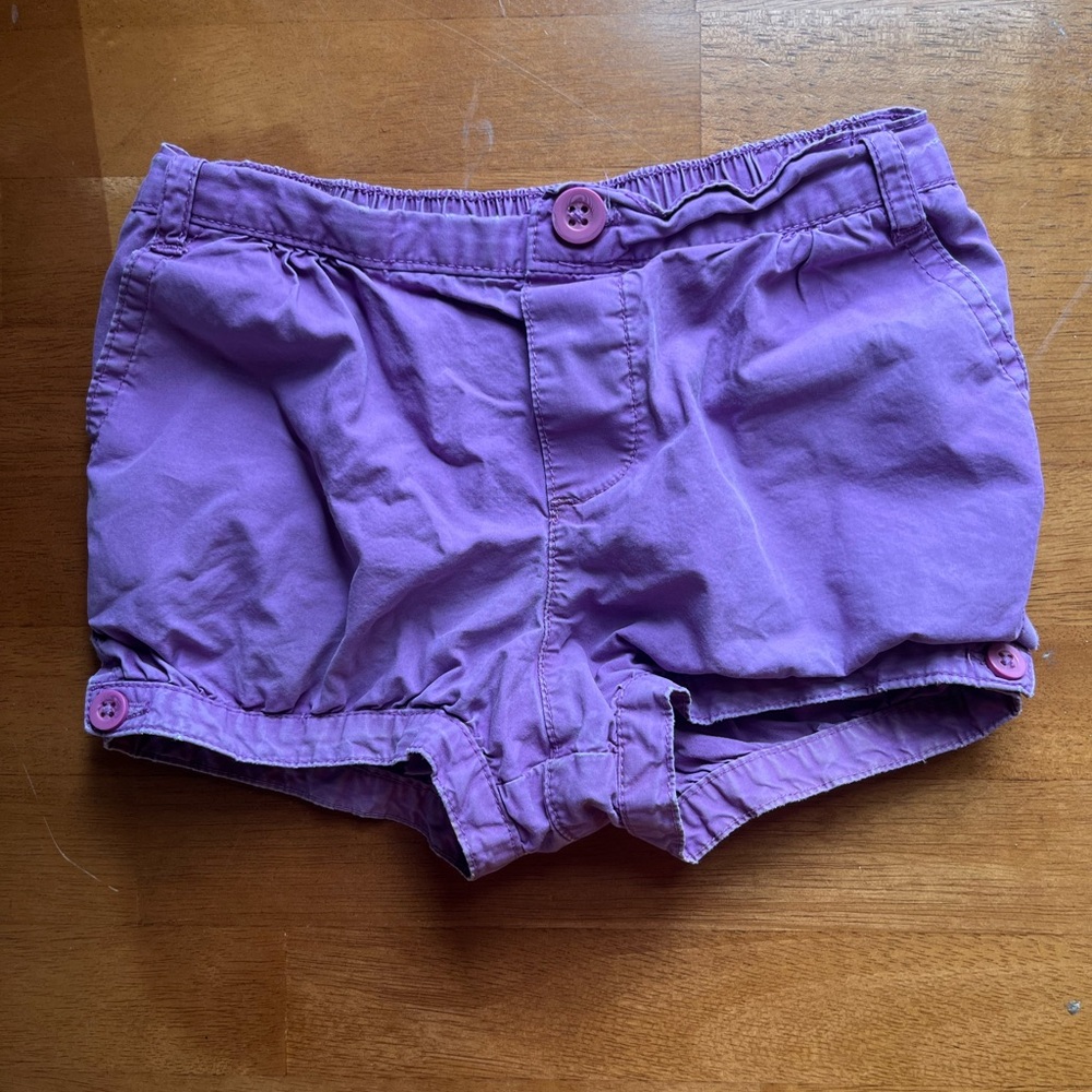 Purple bubble shorts